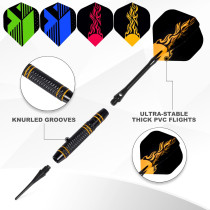 Professional Soft Tip Darts Set 12Pcs with Extras & Storage Case