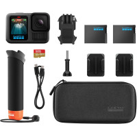 GoPro HERO13 Black Accessory Bundle with Batteries, Mounts & 64GB Card