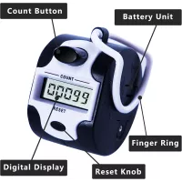 Compteur Manuel Digital 5 Chiffres pour Comptage Précis