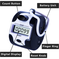 Compteur Manuel Digital 5 Chiffres pour Comptage Précis