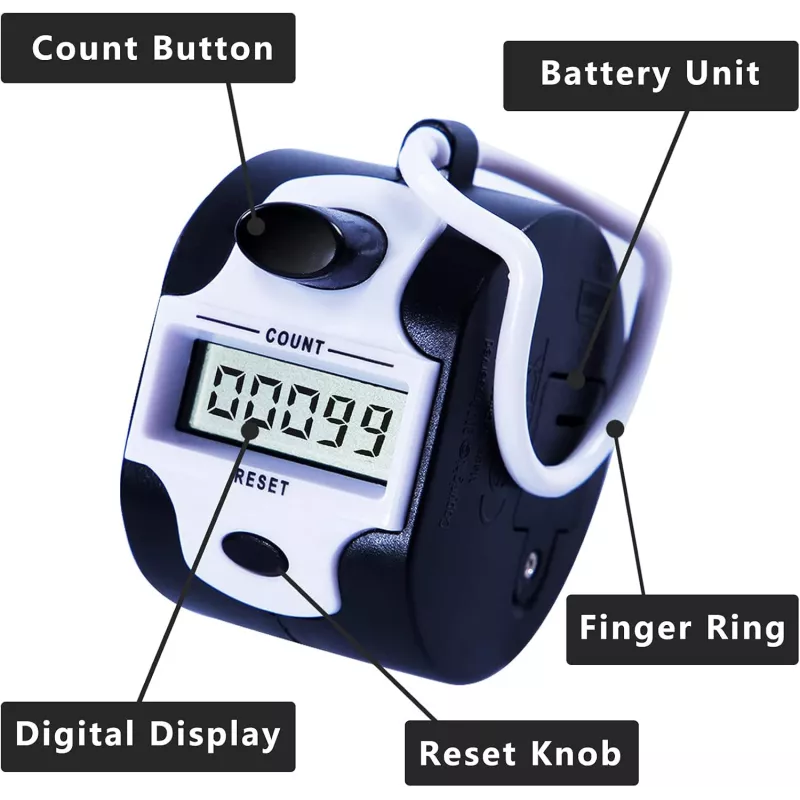 Compteur Manuel Digital 5 Chiffres pour Comptage Précis