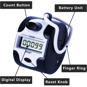 Compteur Manuel Digital 5 Chiffres pour Comptage Précis