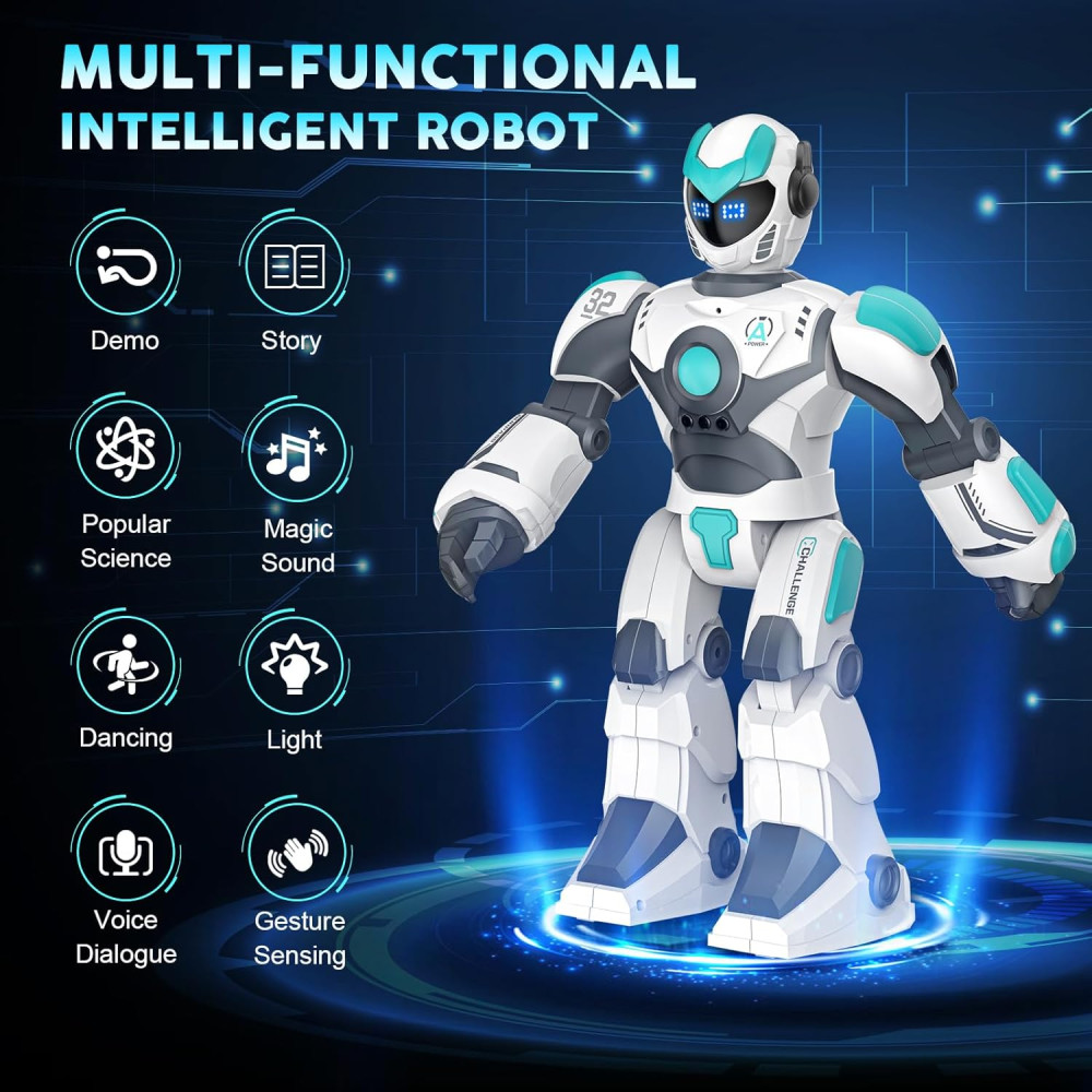 VATOS Robot Télécommandé Programmable 15,4 pour Enfants