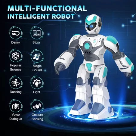 VATOS Robot Télécommandé Programmable 15,4 pour Enfants