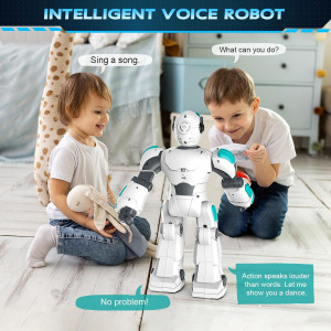 VATOS 15.4 Programmable Remote Control Robot Toy for Kids 3+