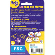 Asmodee Spot It! Classic Card Game 2024 - Pocket Eco Edition, 5-in-1 Fun