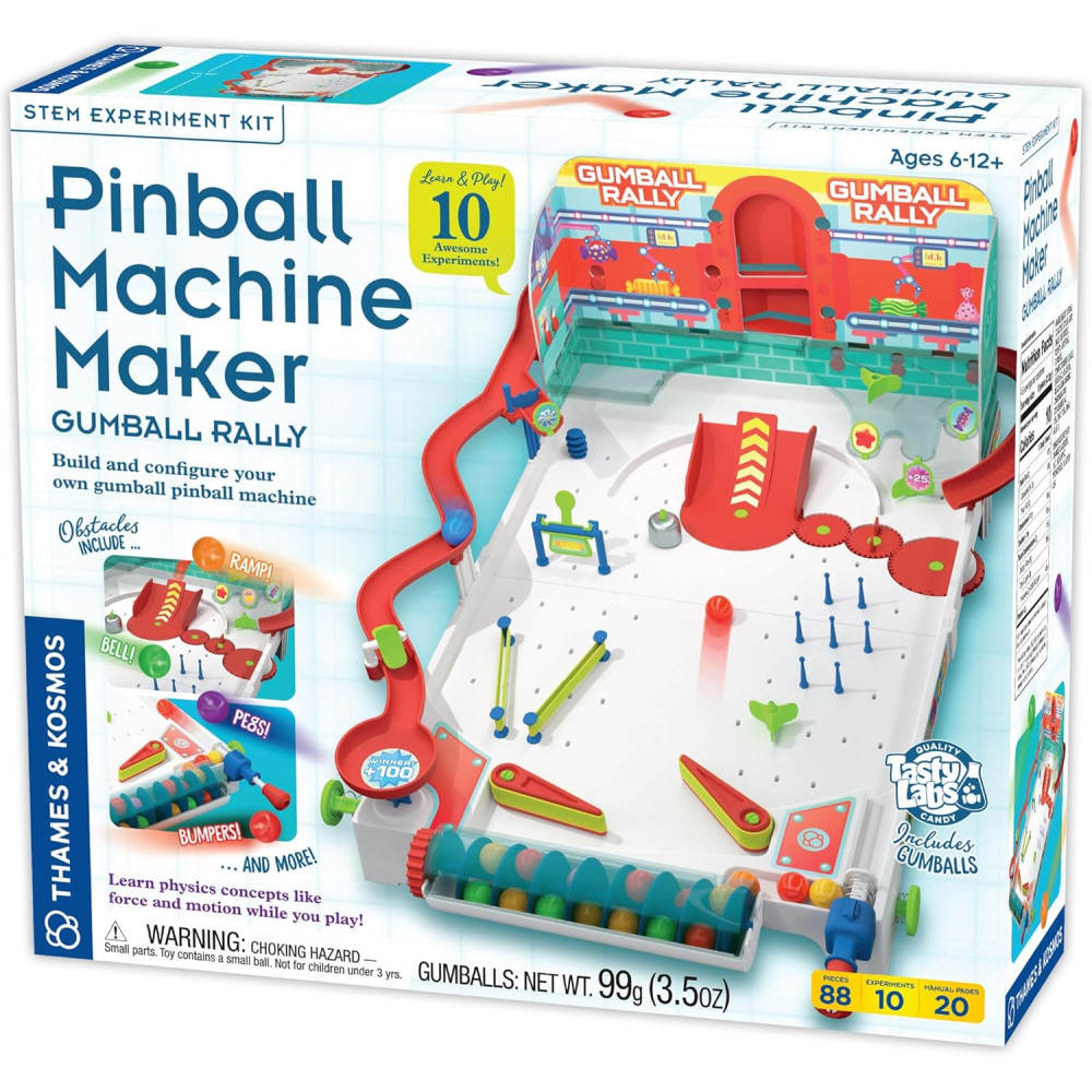 Thames & Kosmos Pinball Maker STEM Kit – Build & Explore Physics Toy
