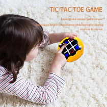 Tendry 3-in-1 Tic Tac Toe LED Travel Game for Kids & Adults - Yellow