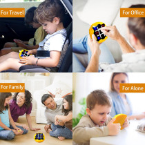 Tendry 3-in-1 Tic Tac Toe LED Travel Game for Kids & Adults - Yellow