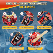 Jouet Robot Transformable 2 en 1 Glace - Cadeau Enfants