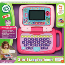 LeapFrog 2-in-1 LeapTop Touch Pink – Kids Educational Tablet