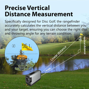 Gogogo Sport Vpro PocketPin 01 Mini Rangefinder with Slope – 1200 Yards