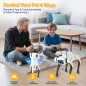 Robot Chien Interactif avec Griffe - Contrôle Vocal, 30+ Actions, Télécommande, Durable, Dès 6 Ans Robot Chien Interactif avec Griffe - Contrôle Vocal, 30+ Actions, Télécommande, Durable, Dès 6 Ans