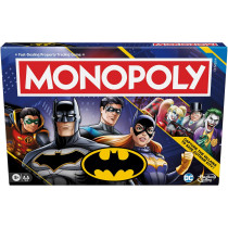 Monopoly Batman Edition Board Game | Family Strategy Game for Ages 8+
