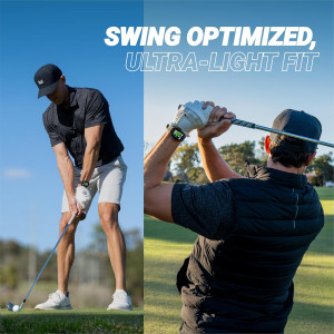 Blue Tees Playmaker+ GPS Golf Watch – AMOLED, 42,000+ Courses, IP67