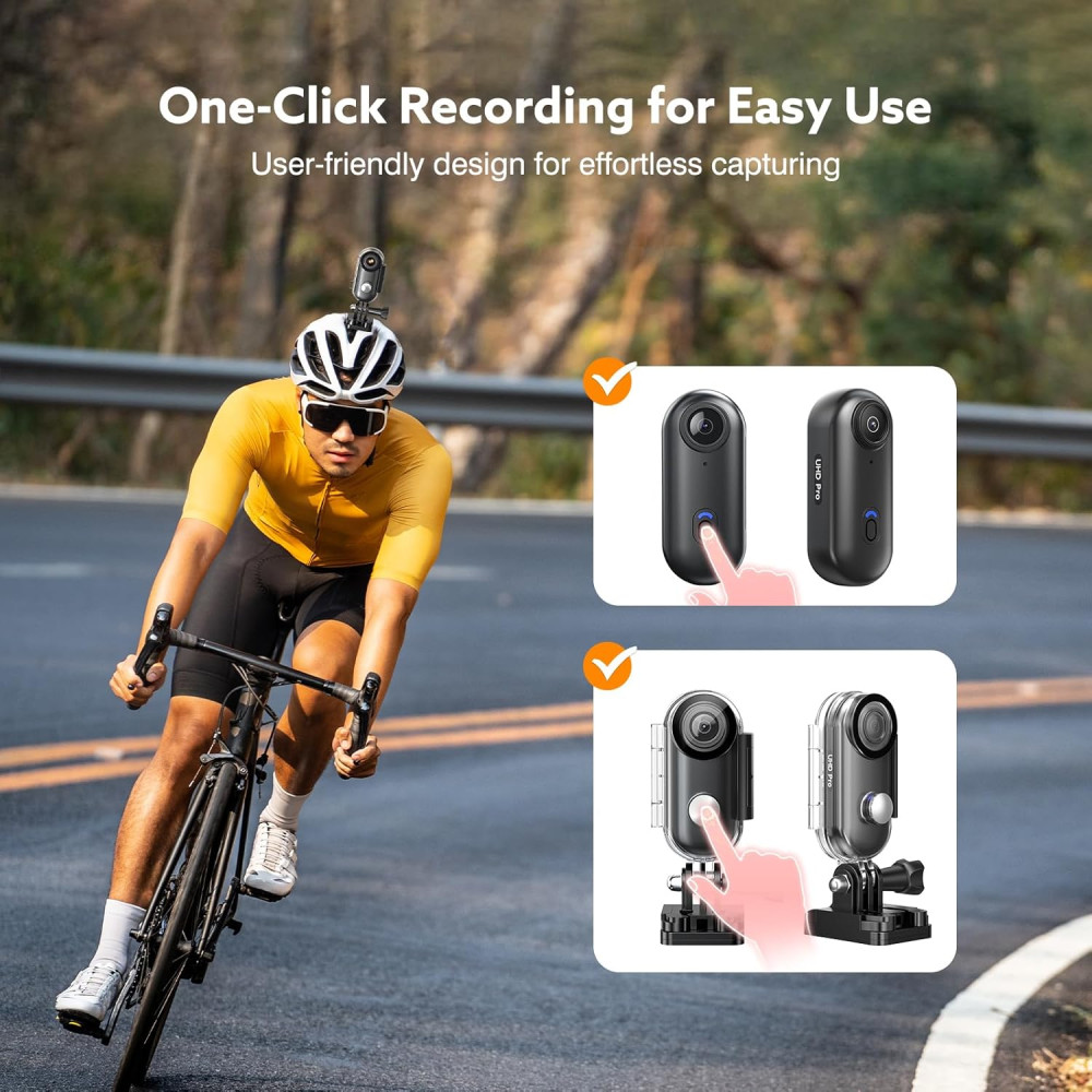 Z10 4K Action Camera 128GB Waterproof Sports Cam with Magnetic Clip