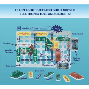 Kit Électronique Snap Circuits SC-300 | 300+ Projets STEM enfants