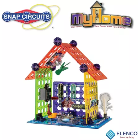 Snap Circuits Elenco Kit Électronique Ma Maison pour Enfants dès 8 Ans et Plus