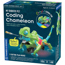 Thames & Kosmos My Robotic Pet Chameleon STEM Kit – Coding Fun Ages 8+