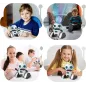 Aikmi Robot Télécommandé Rechargeable avec Projecteur, Capteur Gestuel et Musique pour Enfants 5-7 ans (Blanc)