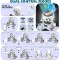 Aikmi Robot Télécommandé Rechargeable avec Projecteur, Capteur Gestuel et Musique pour Enfants 5-7 ans (Blanc)