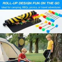 17.5 Large 2in1 Magnetic Darts Board with 24 Darts – Safe Outdoor Game for Kids & Adults