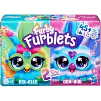 Furby Furblets 2-Pack Pix-Elle & Ooh-Koo, 45+ Sons, Peluches Électroniques Multicolores, 6+ ans