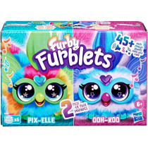 Furby Furblets 2-Pack Mini Friends - Pix-Elle & Ooh-Koo, 45+ Sounds