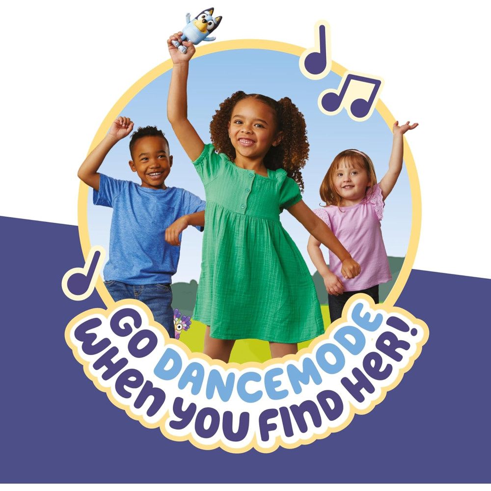 Figurine Bluey Interactive Musique et Danse - Jeu Cache-Cache