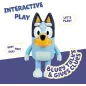 Figurine Électronique Bluey Cache-Cache, Articulée, Musicale avec Mode Danse, Jouet Interactif 3+ ans