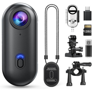Caméra Z10 4K Sport Étanche 128GB + Accessoires Rapides