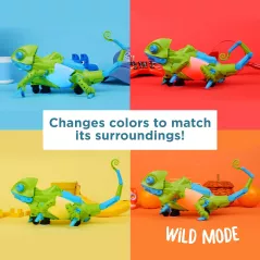 Kit STEM Thames & Kosmos My Robotic Pet : Caméléon Robot Programmable Sensor Couleur, 8+ ans, Sans Écran