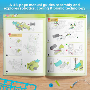 Thames & Kosmos My Robotic Pet: Coding Chameleon STEM Kit for Kids