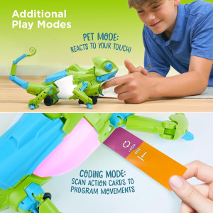 Thames & Kosmos My Robotic Pet: Coding Chameleon STEM Kit for Kids