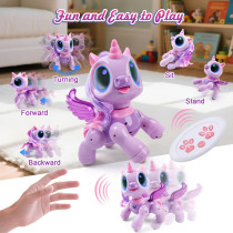 BIRANCO Unicorn Robot Toy for Kids 3-6 | Remote Control & STEM Play