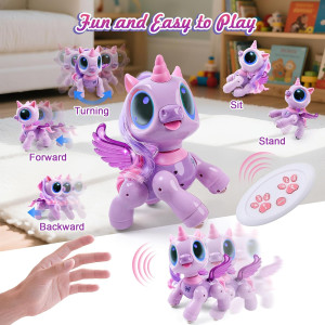 BIRANCO Robot Licorne Télécommandé - Jouet STEM Enfant 3-6 ans