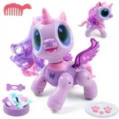 BIRANCO Robot Licorne Télécommandé - Jouet STEM Enfant 3-6 ans