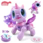 BIRANCO Robot Licorne Télécommandé pour Filles 3-6 Ans, Jouet Interactif STEM et Cadeau Surprise