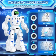 Robot Télécommandé Enfant 3-12 ans : Danse, Marche, Chante