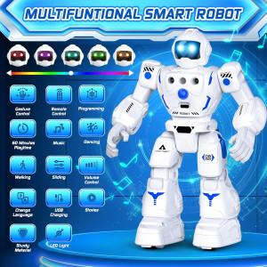 Programmable Robot Toys for Kids 3-12 – Remote Control & Gesture Sensing