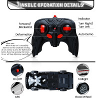 Voiture Télécommandée Robot 360° Drift 2.4Ghz pour Enfants