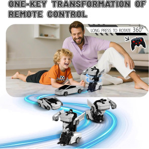Voiture Télécommandée Robot 360° Drift 2.4Ghz pour Enfants