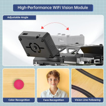 miniAuto AI Vision Robot Car for Arduino with ESP32 Camera & Sensors
