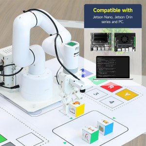 Yahboom 7Axis Robot Arm for Jetson Orin NX 16GB AI & APP Control