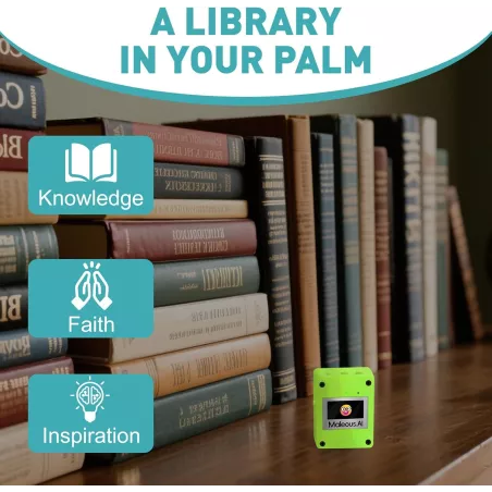 Mini Robot IA de Bureau - ChatGPT-4o, Interaction Vocale en Temps Réel, Compagnon Émotionnel pour Tous