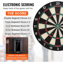 VEVOR Dart Board Cabinet Set – Official Size, Steel Tip, Easy Assembly