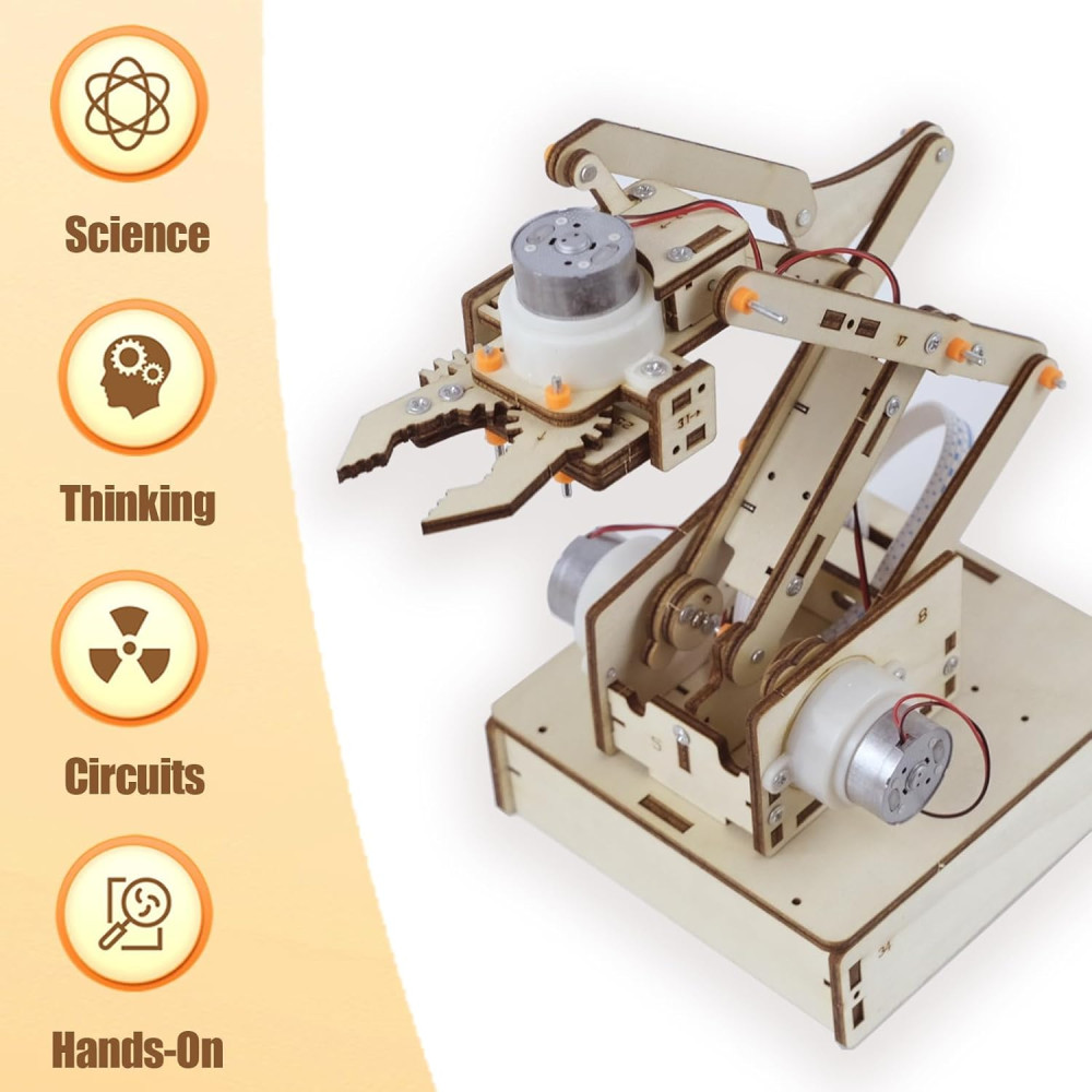 Robot Arm Kits for Kids & Teens | STEM Robotics DIY Engineering Toys