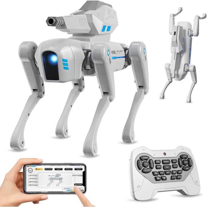 Smart Robot Dog for Kids – Interactive STEM Toy with Voice, Remote Control, App Programming & 30+ Actions