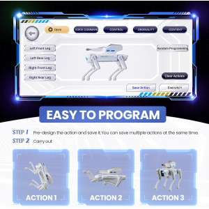 Chien Robot Intelligent Enfant – Jouet Interactif STEM 30+ Actions