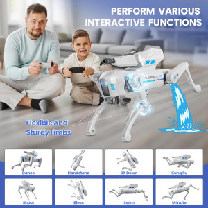 Chien Robot Intelligent Enfant – Jouet Interactif STEM 30+ Actions